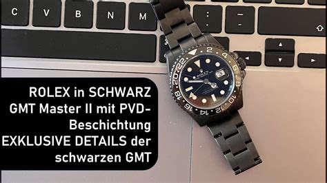 Schwarze Rolex mit PVD Beschichtung 